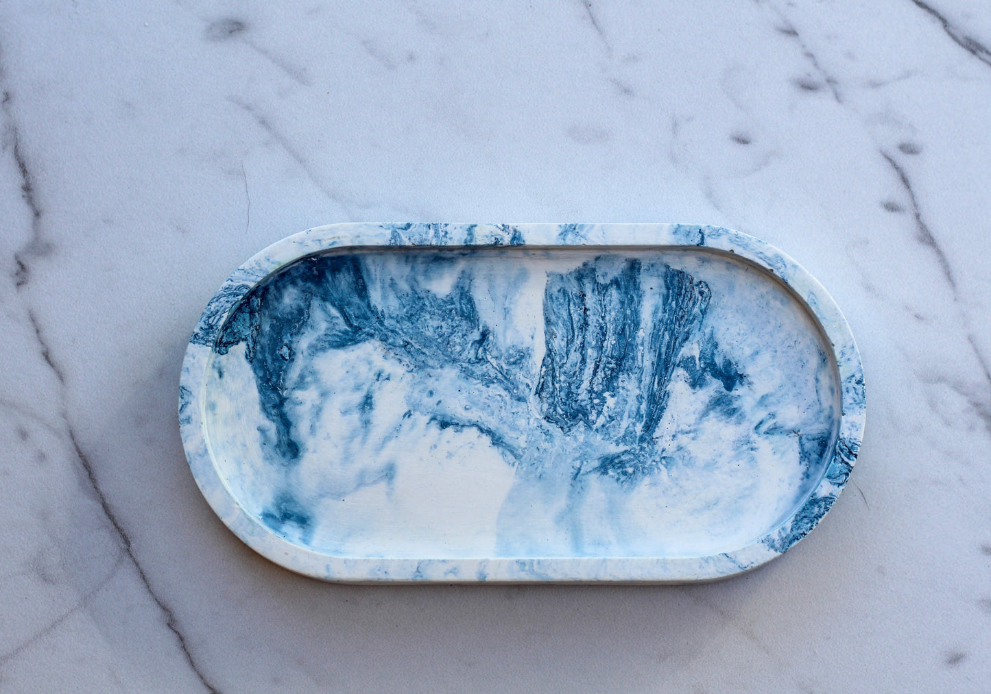 Blue Marble Tray