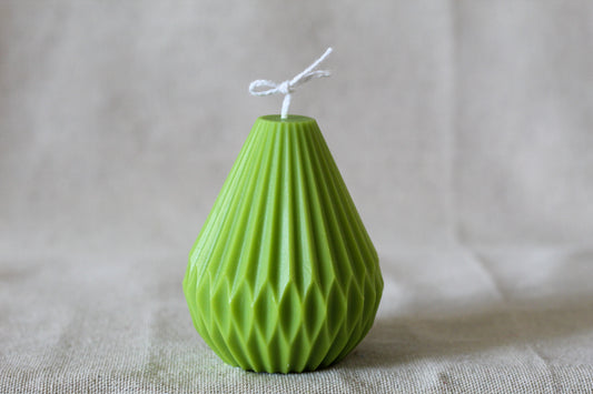 Avocado Green Lined Lantern - Apple Bourbon